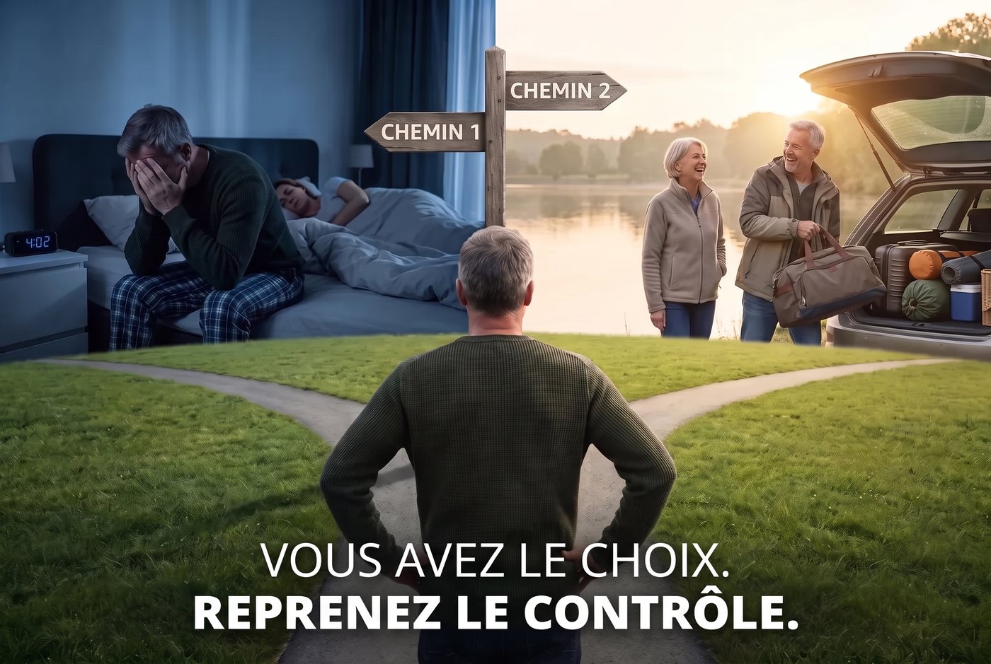 Deux chemins : réveillé chaque nuit, ou reprendre le contrôle