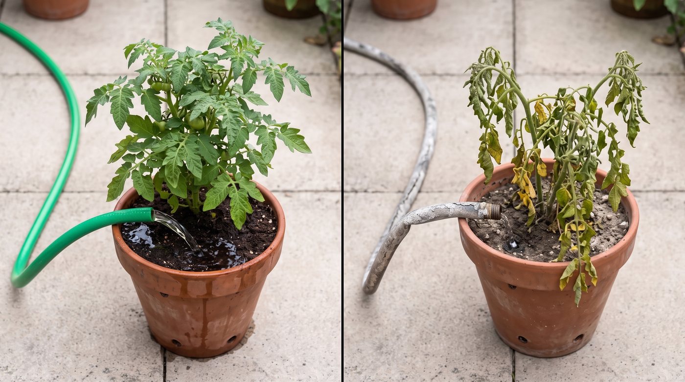 Un tuyau libre nourrit la plante, un tuyau entartré la laisse dépérir